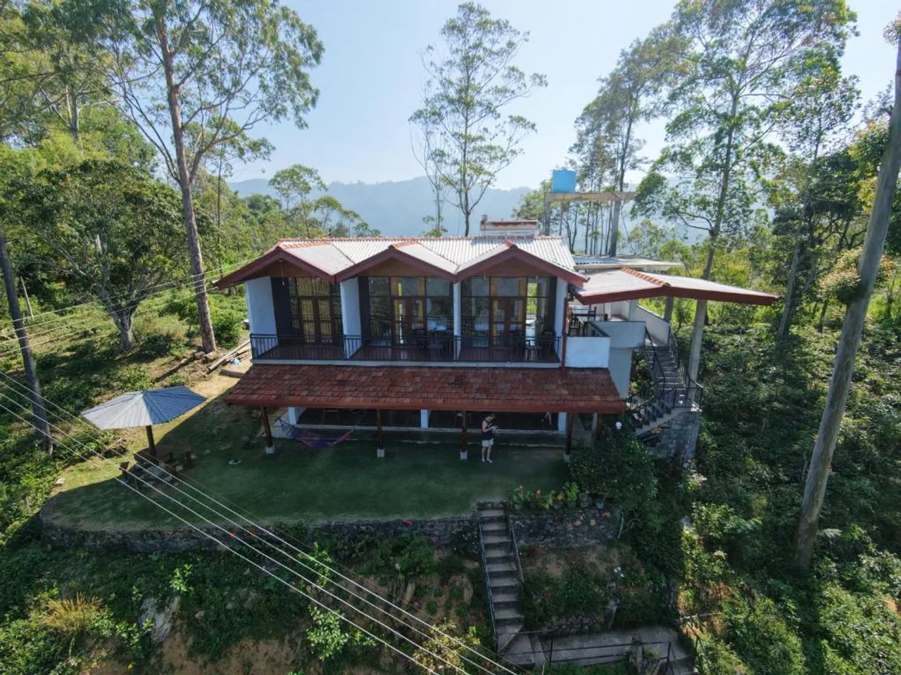Ella Mountain Palace taken from the Sky